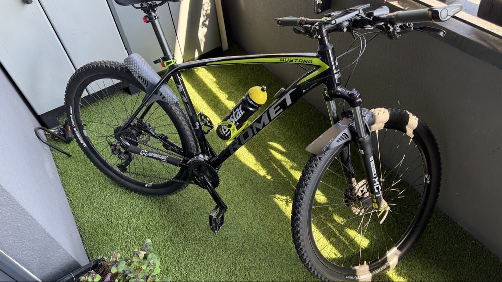 Rower Romet Mustang M2 21" Jak Nowy Czrny/seledyn