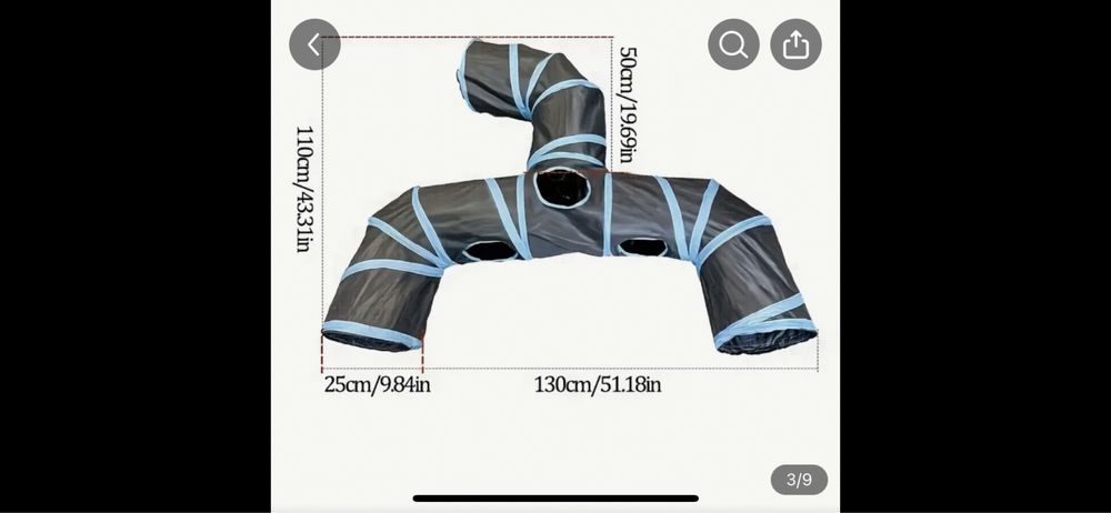Інтерактивний тунель,ігрошка  для котів
