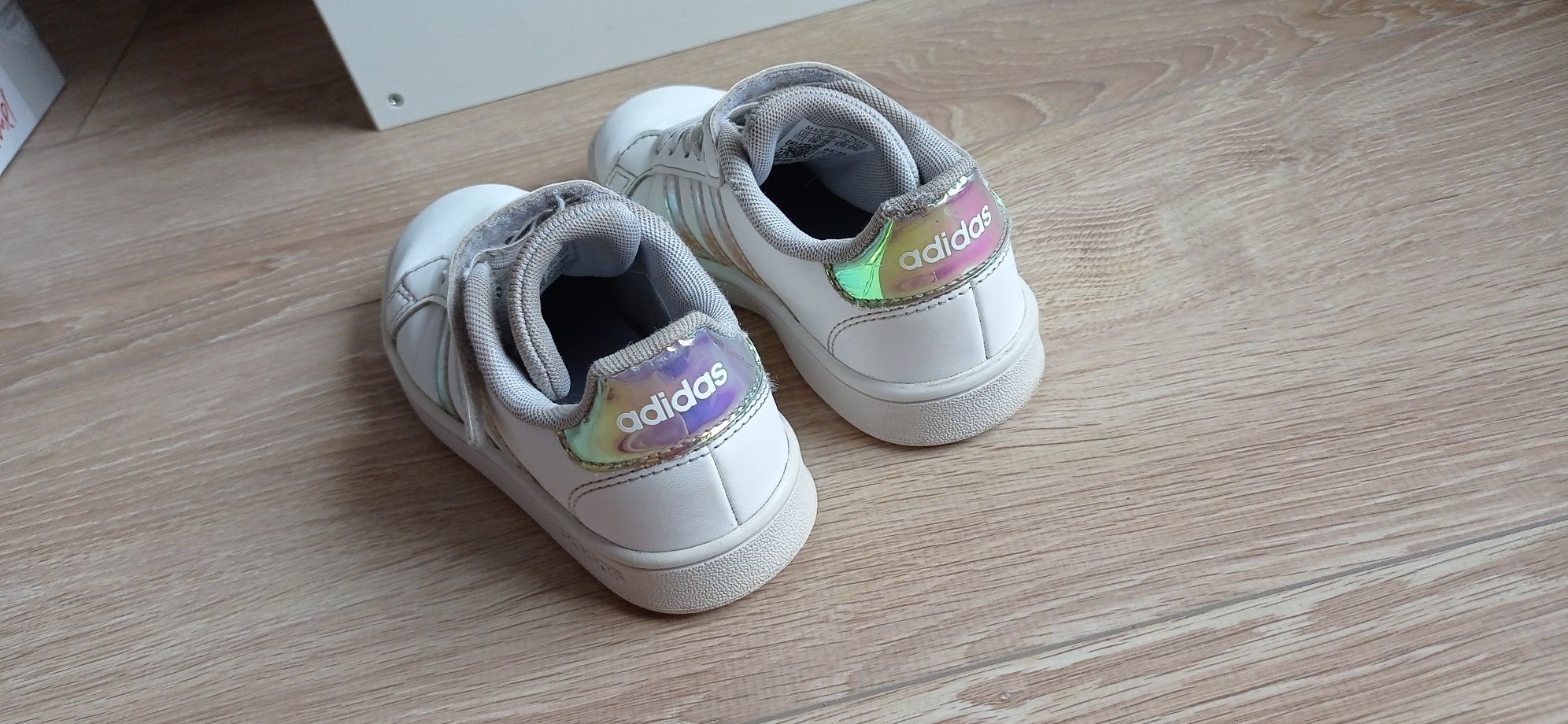 Buty buciki adidas adidasy sneakersy r. 29 holo metaliczne tęczowe