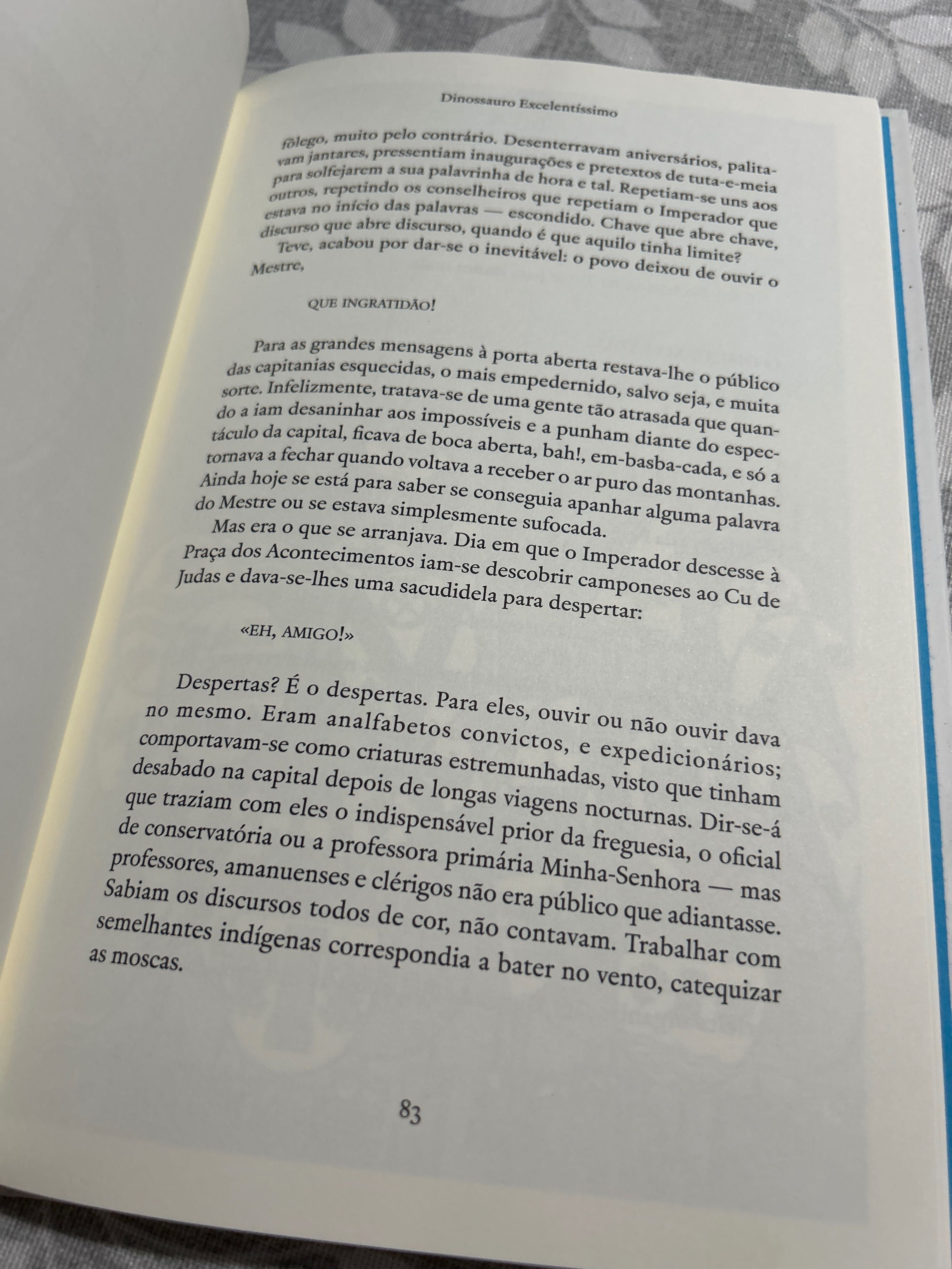 Livro José Cardoso Pires - Dinossauro Excelentíssimo
