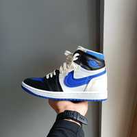 Nike Air Jordan 1 MM High WMNS black / noir / blue toe 38 24 cm