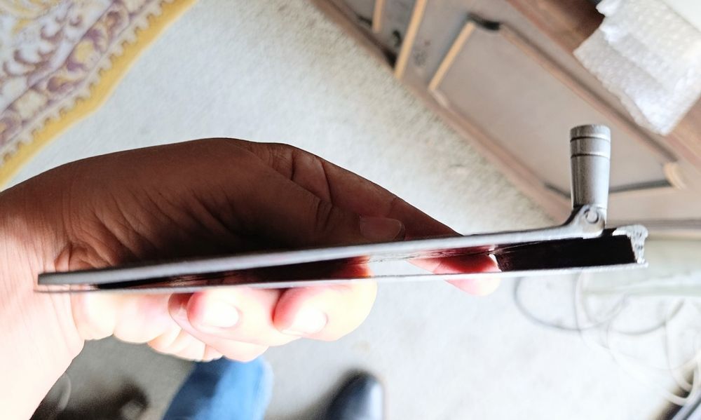 Porta Bloco de Notas antigo com suporte para caneta