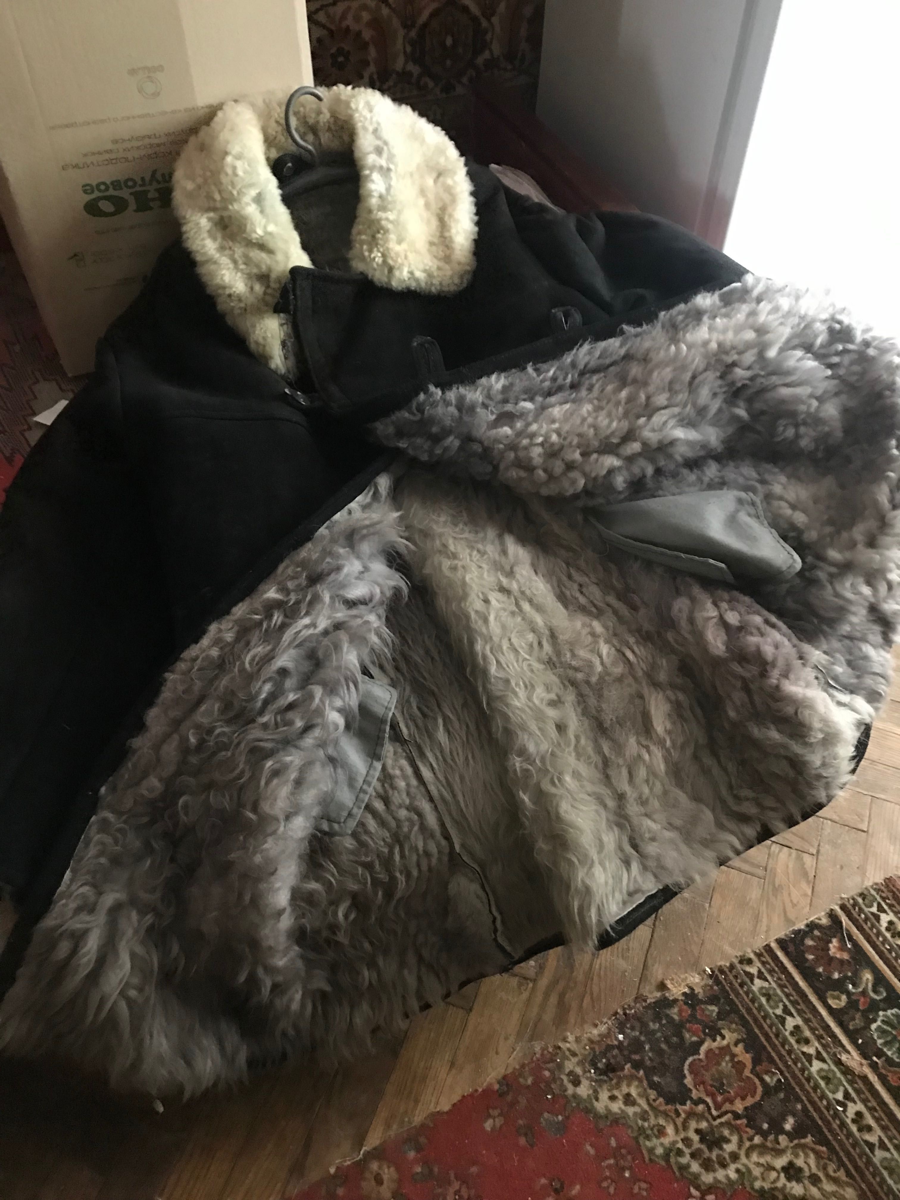 Чоловічий натуральний кожух