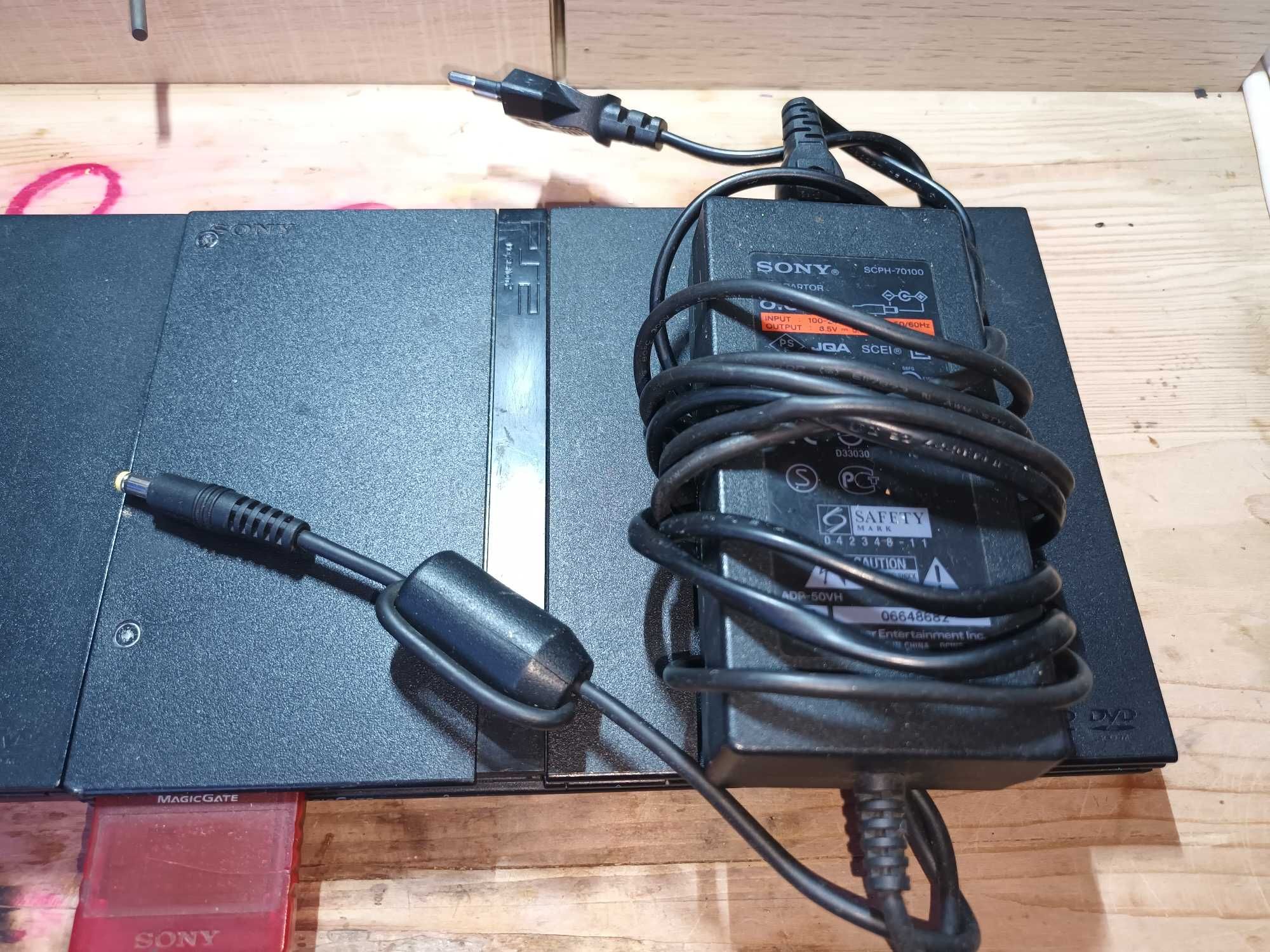 Konsola 2x PS2, 2xpad, 2xmemory card, hdmi, FMCB, FUNTUNA ZESTAW, ZAMI