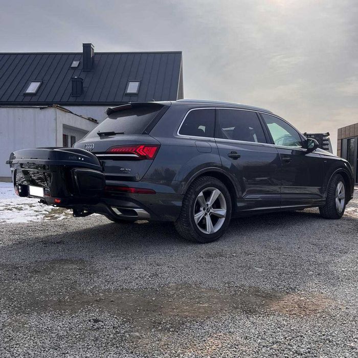 Box bagażowy na hak Box dachowy MFT Thule Kufer Box na narty snowboard