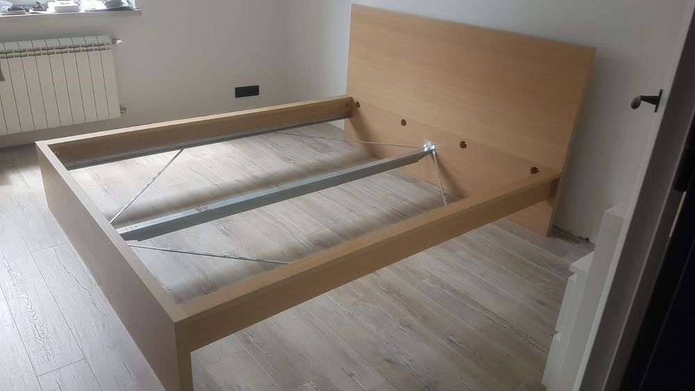Łóżko Malm Ikea 160x200 rama