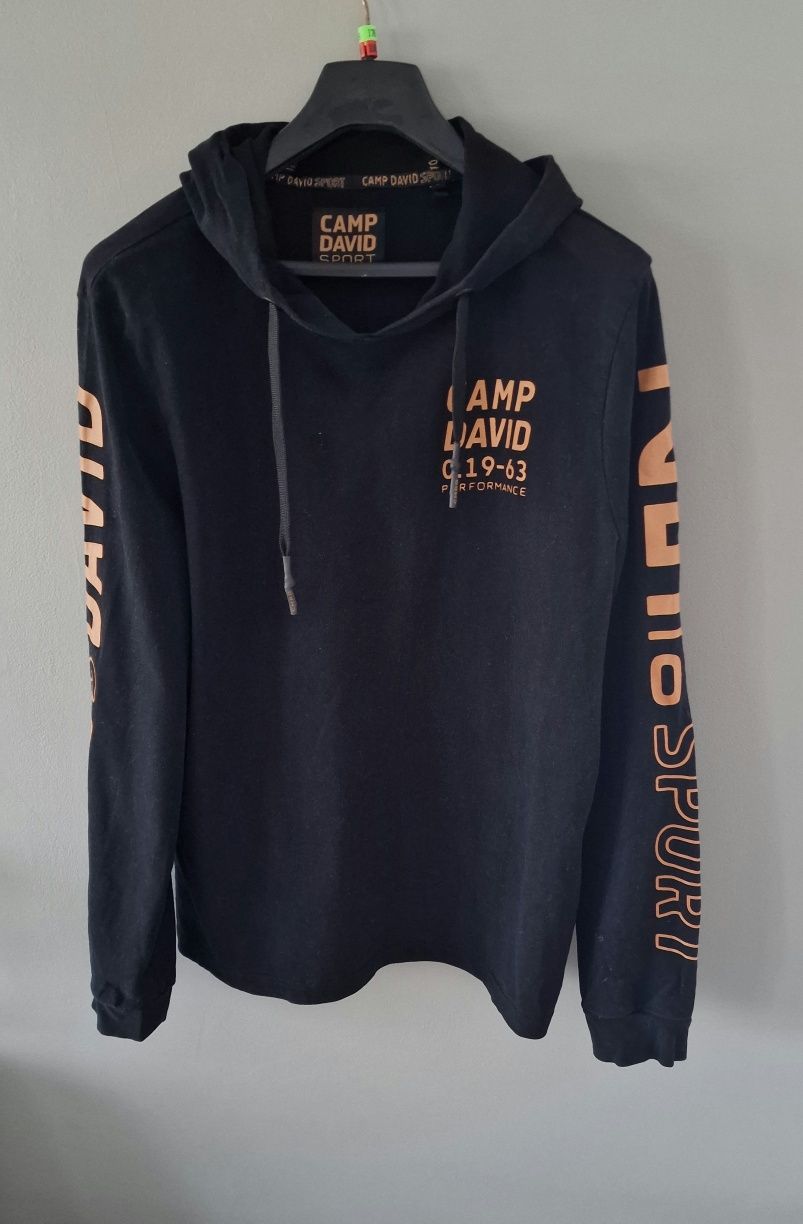 Bluza bawełniana  z kapturem Camp David