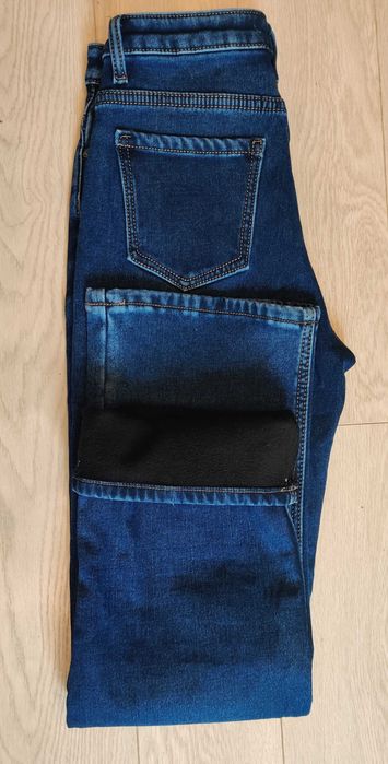 Широкие джинсы на флисе, 152-158