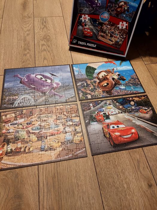 Puzzle 4 in 1 - dla chłopca i dla dziewczynki