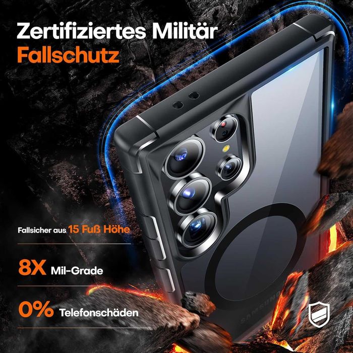 Tauri etui magsafe Samsung Galaxy S24 Ultra 2x Szkło aparat + 1xszkło