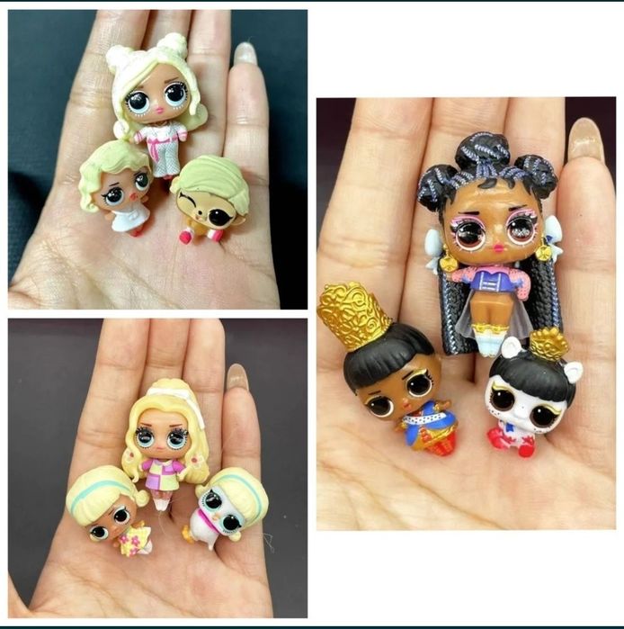 Не играные! Оригинал! Куклы Лол мини 4см  и 2 см Lol mini Family shops