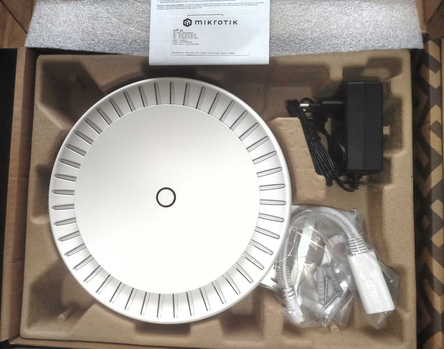 Точка доступу/Маршрутизатор Wi-Fi Mikrotik cAP ax / hAP ac3 LTE6 / hEX