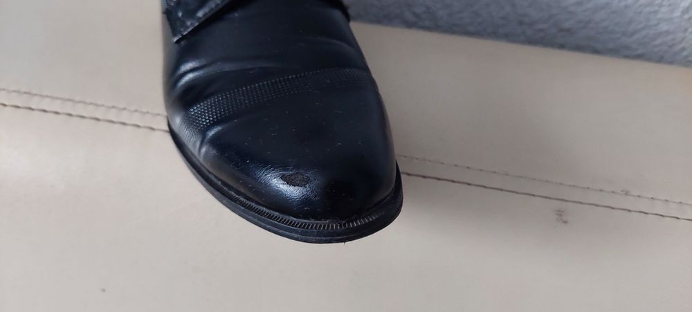 Buty chłopięce Eleganckie, wizytowe, komunijne czarne. r.32-33