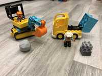 Lego Duplo ciężarówka i koparka gąsienicowa 10931