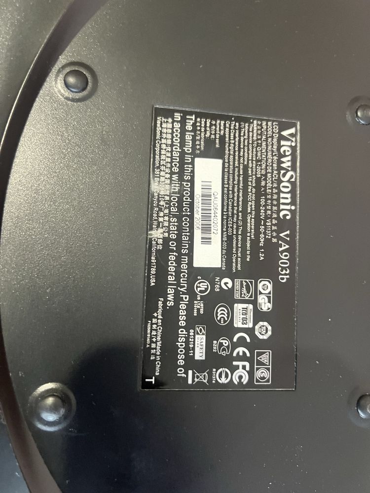 Монитор ViewSonic VA903b