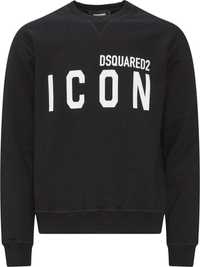 DSQUARED2 ICON markowa włoska bluza NERO