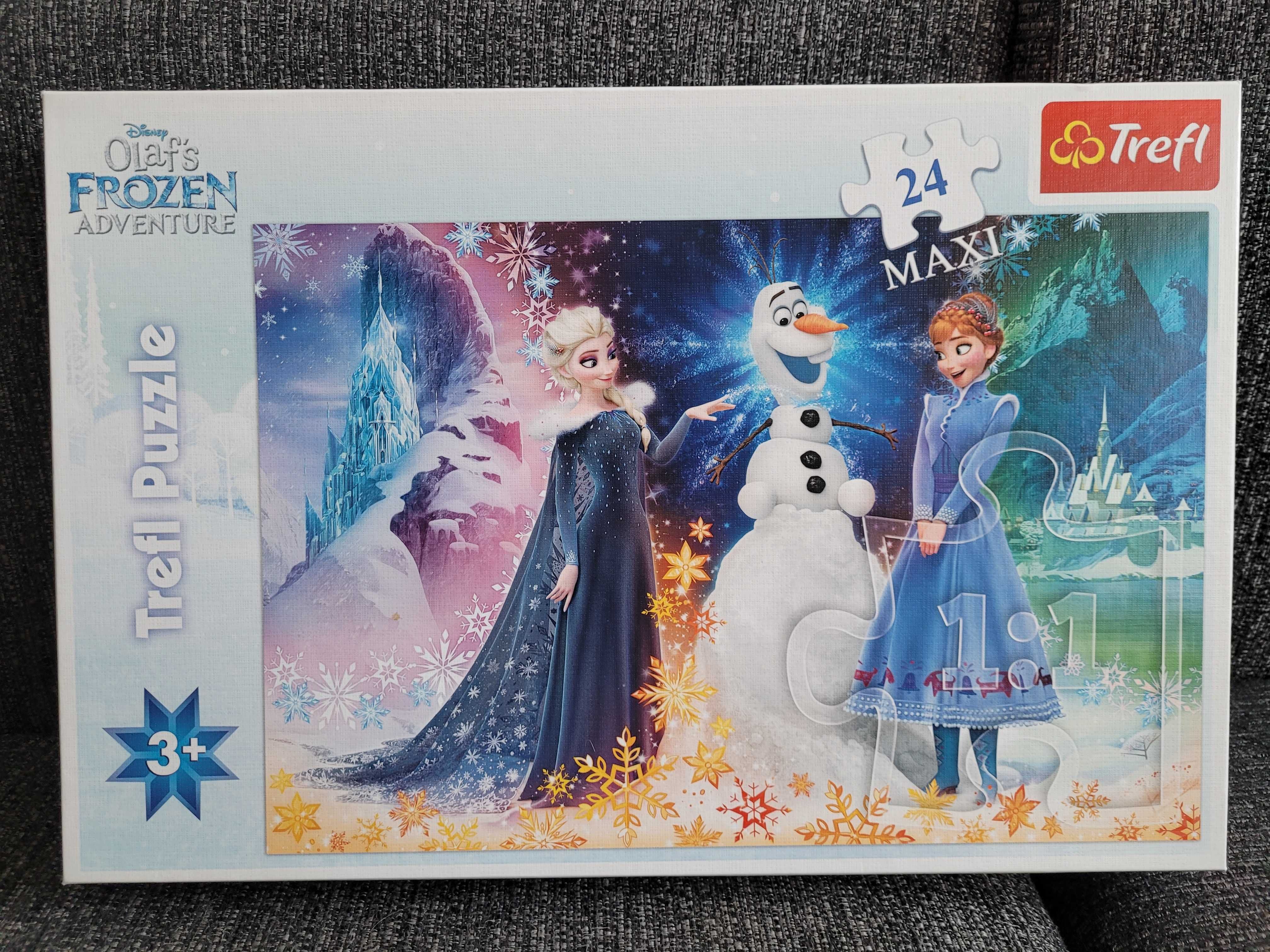 Trefl puzzle maxi - Frozen (Kraina Lodu) i Księżniczki Disney
