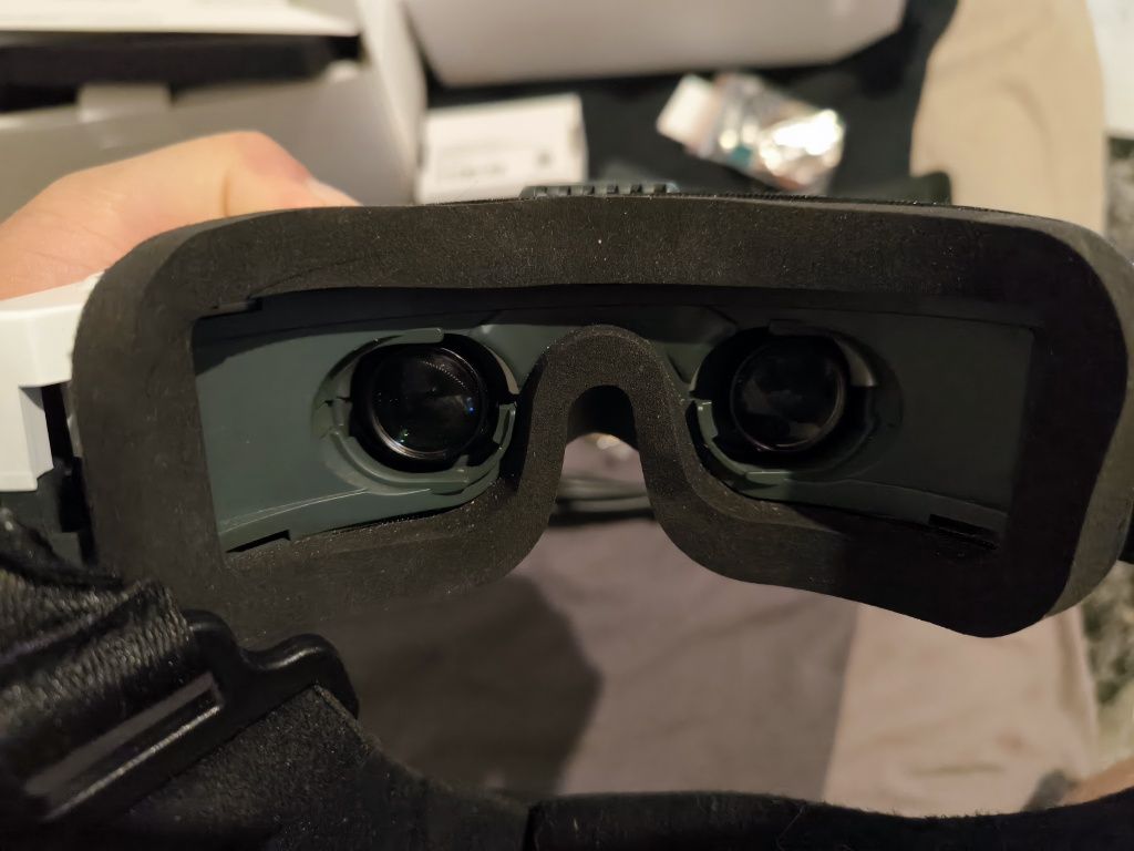 Gogle FPV HDZero plus VRX SpeedyBee, malo używane.