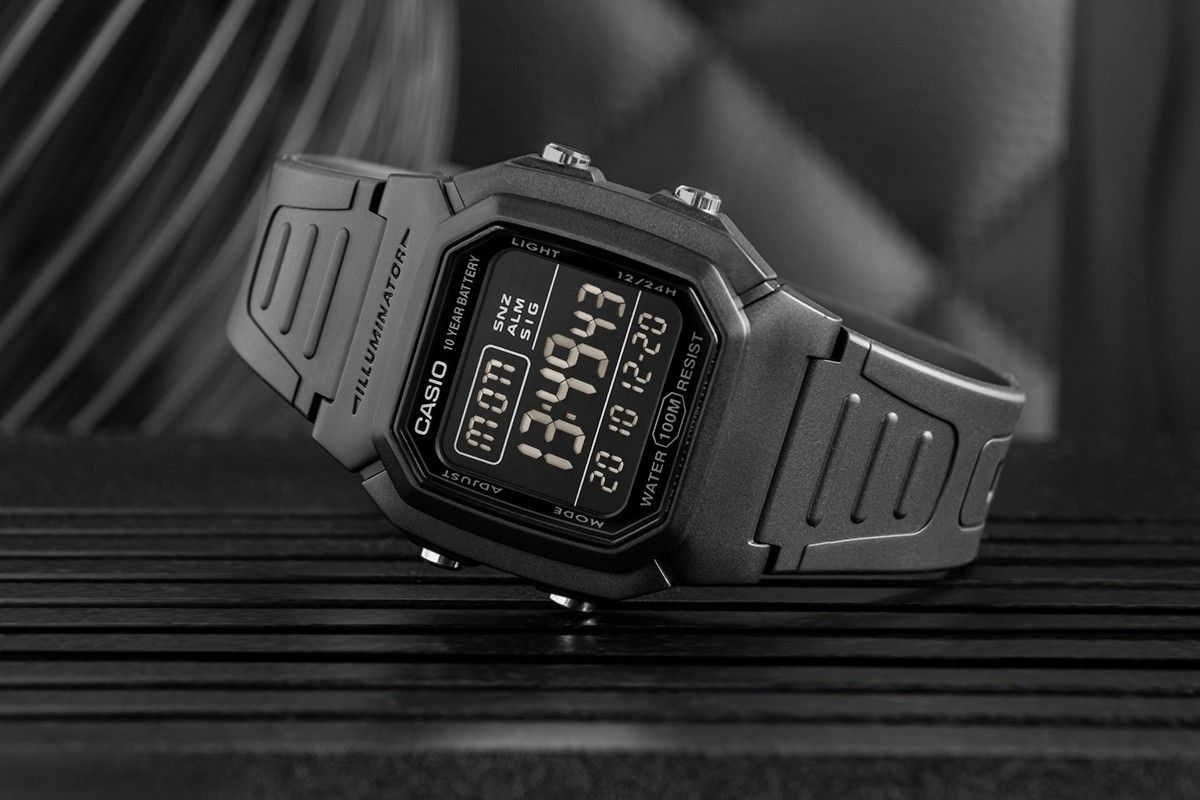 zegarek męski casio w-800h-1bvdf + box