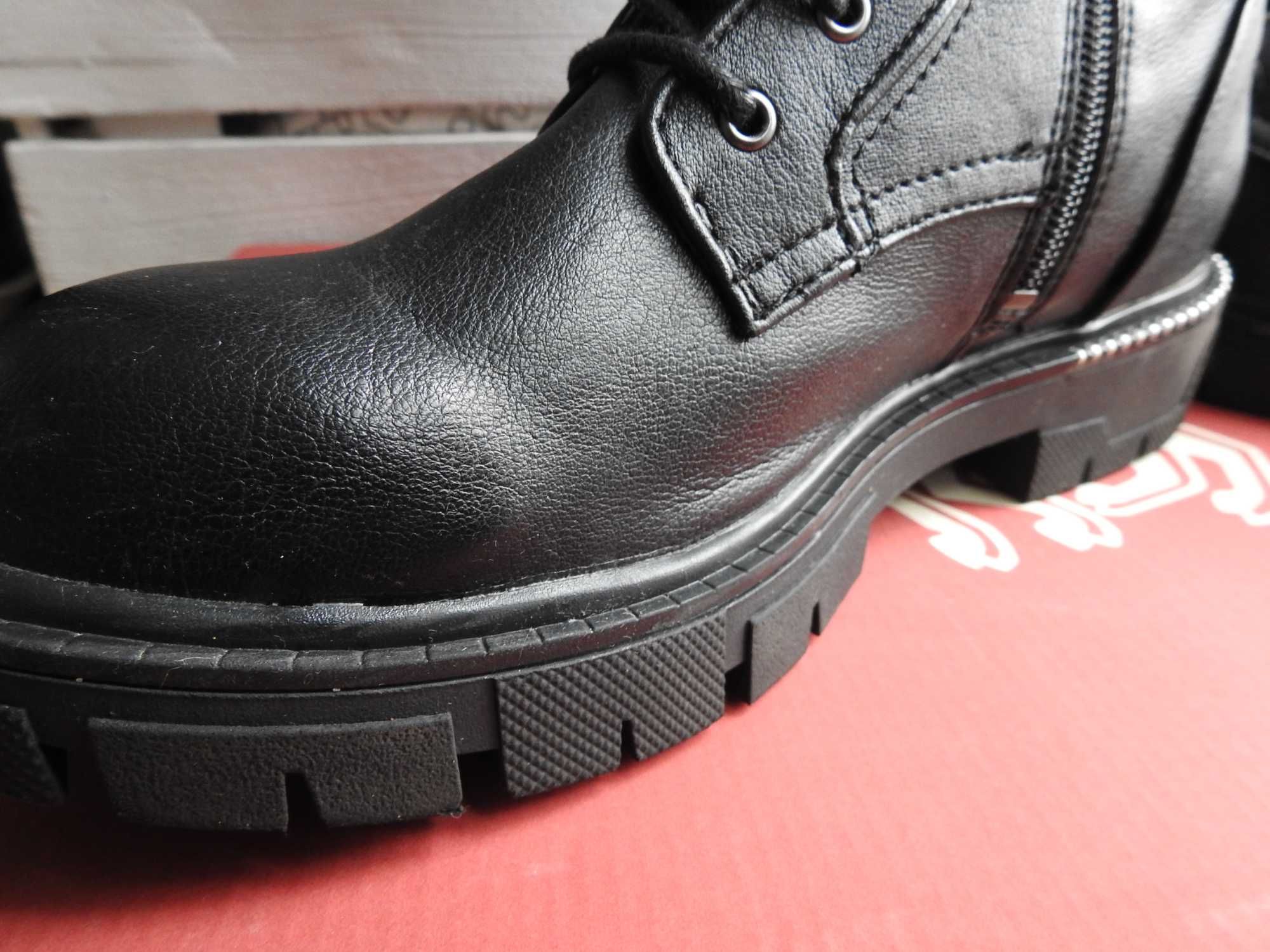 Buty Botki kozaki MUSTANG rockowe