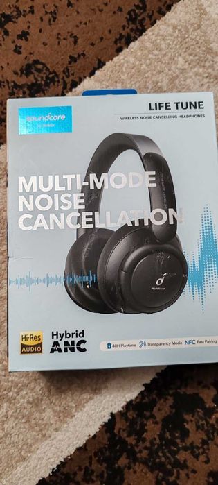 Наушники блютуз  Anker SoundCore Life Tune Black A3029