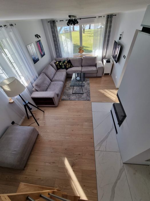 Dom całoroczny nad jeziorem Świeta Sylwester weekend sauna jacuzzi spa