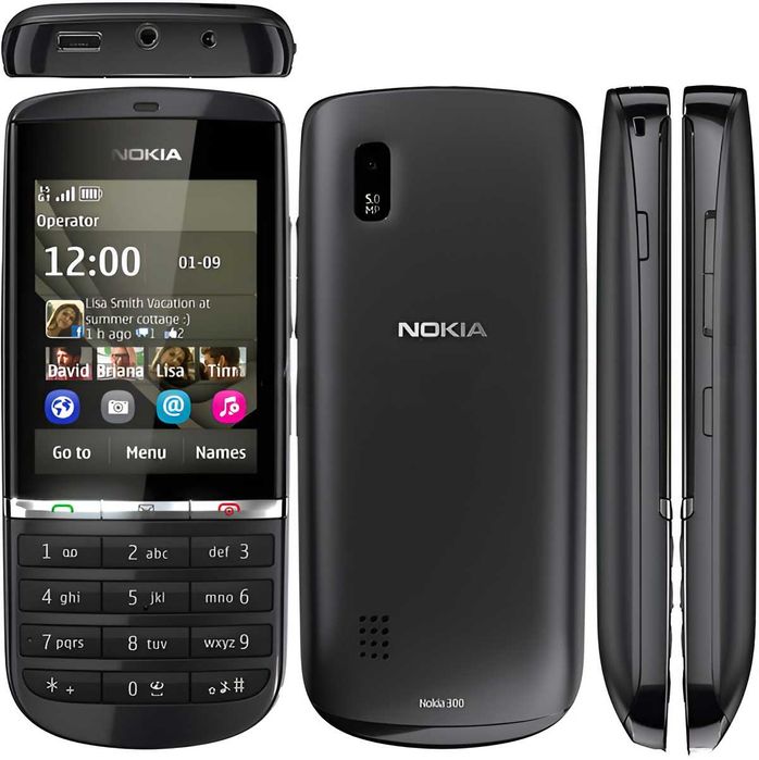 Телефон Nokia Asha 300 "машина часу"