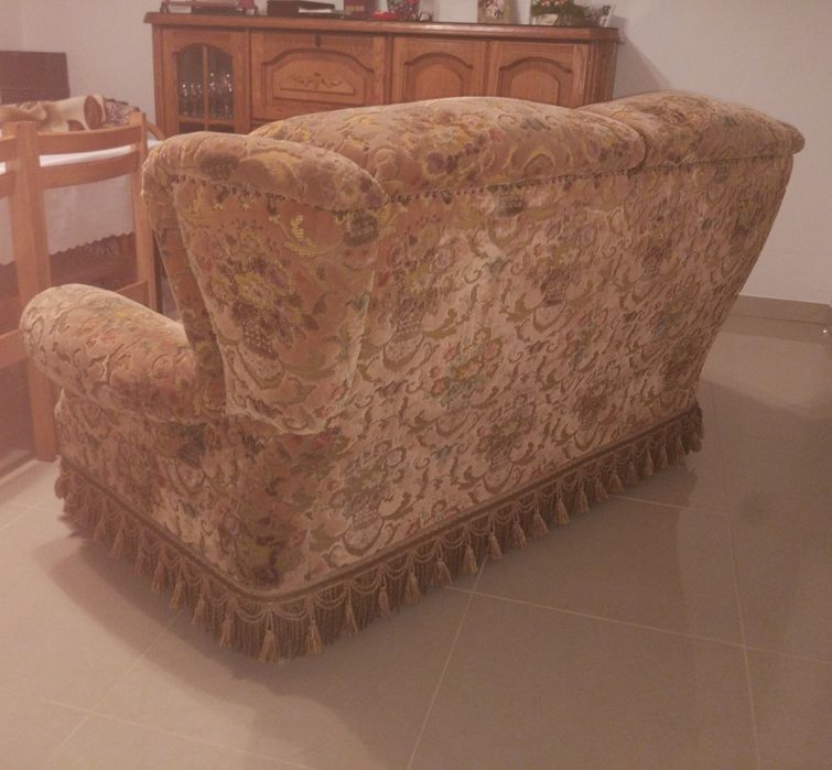 Sofa kanapa fotel dwuosobowa , jak nowy, salon, gabinet