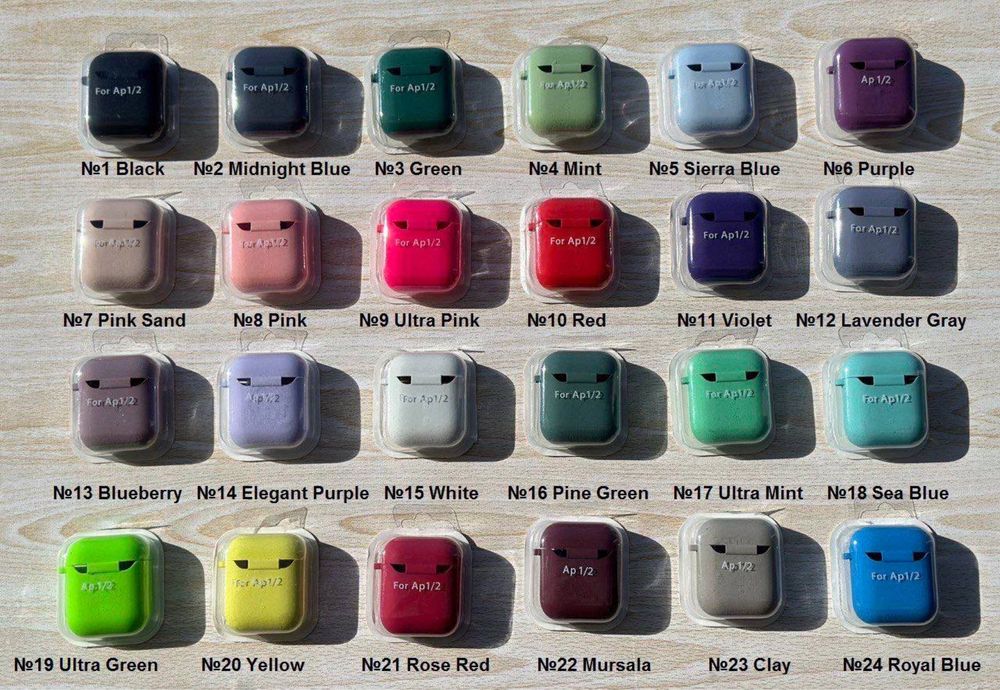 Чехол софттач Silicone Case на Apple AirPods 4/ 3/ 2 Pro чохол