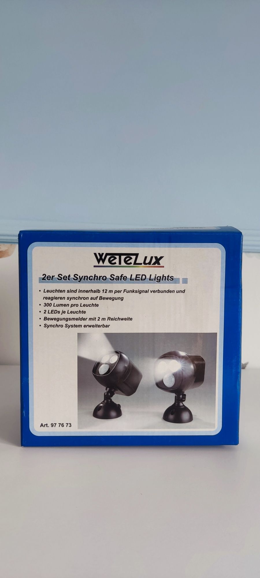 Lampy z czujnikiem ruchu LED 300 lm 2 sztuki