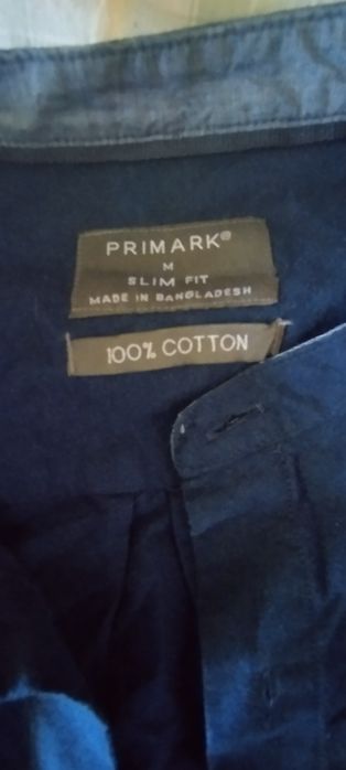 Camisa Primark azul M