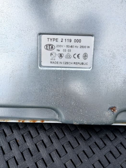 Kuchenka elektryczna dwu palnikowa