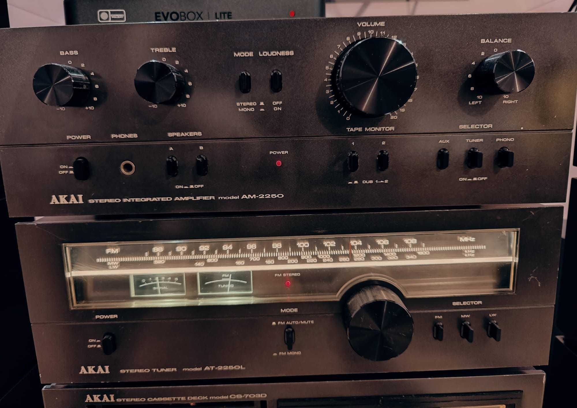 Akai Wieża Am-2250 At-2250 JAPAN ORYGINAŁ Deck nieaktualny