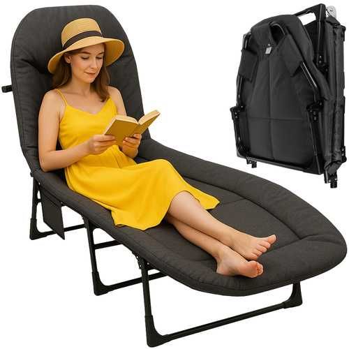 Розкладне ліжко для кемпінгу, ліжко для подорожей до 150 кг