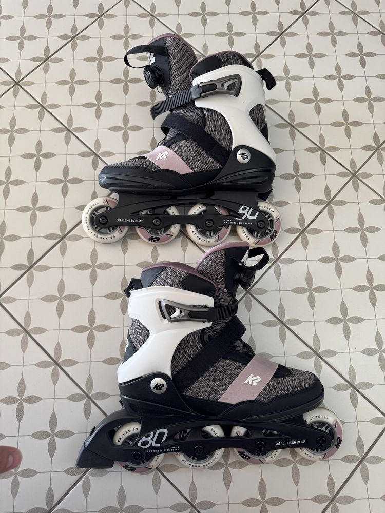 Łyżworolki K2 Alexis 80 Boa 41,5 rolki