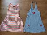 Vestidos de algodão, menina, 8 anos