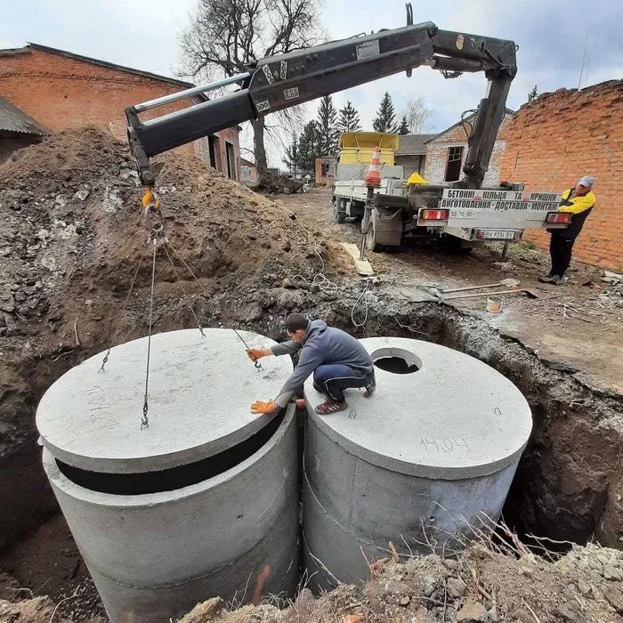 Будівництво і монтаж септиків / септик з гарантією/ круги
