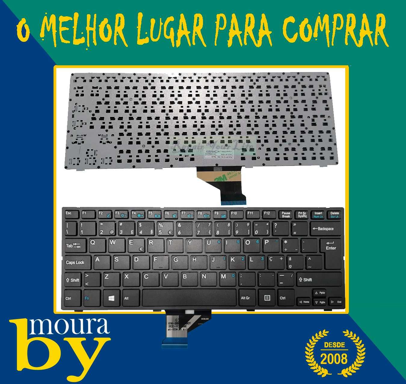 Carregador Teclado Monitor CLASSMATE PC LEAP T304 T304P E-ESCOLAS