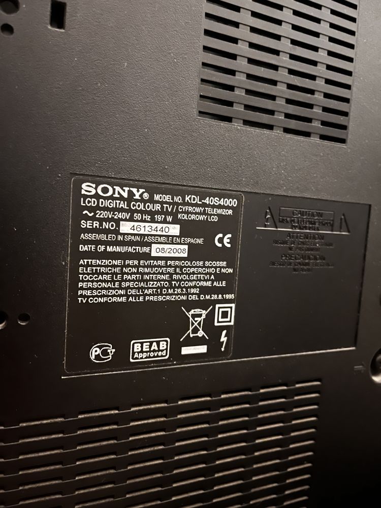 Telewizor SONY BRAVIA KDL40S4000