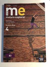 New Me Matura Explorer 4 - podręcznik, język angielski