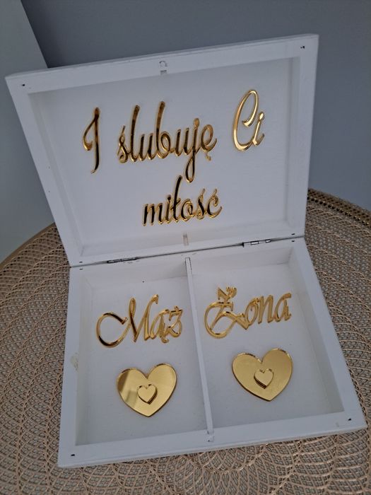 Pudełko na obrączki