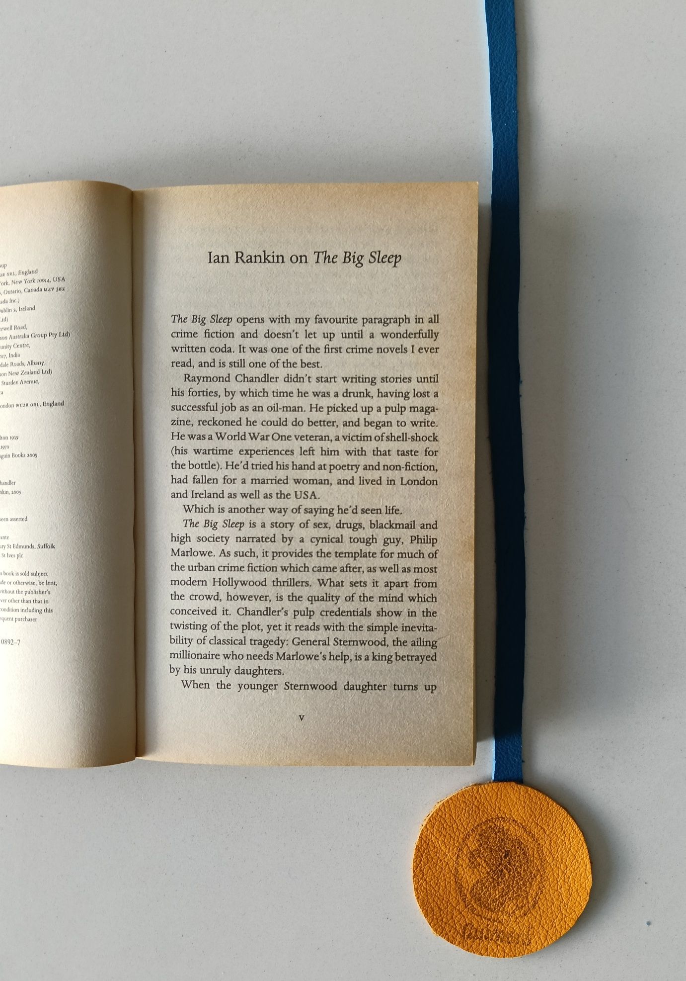 The big sleep, Raymond Chandler