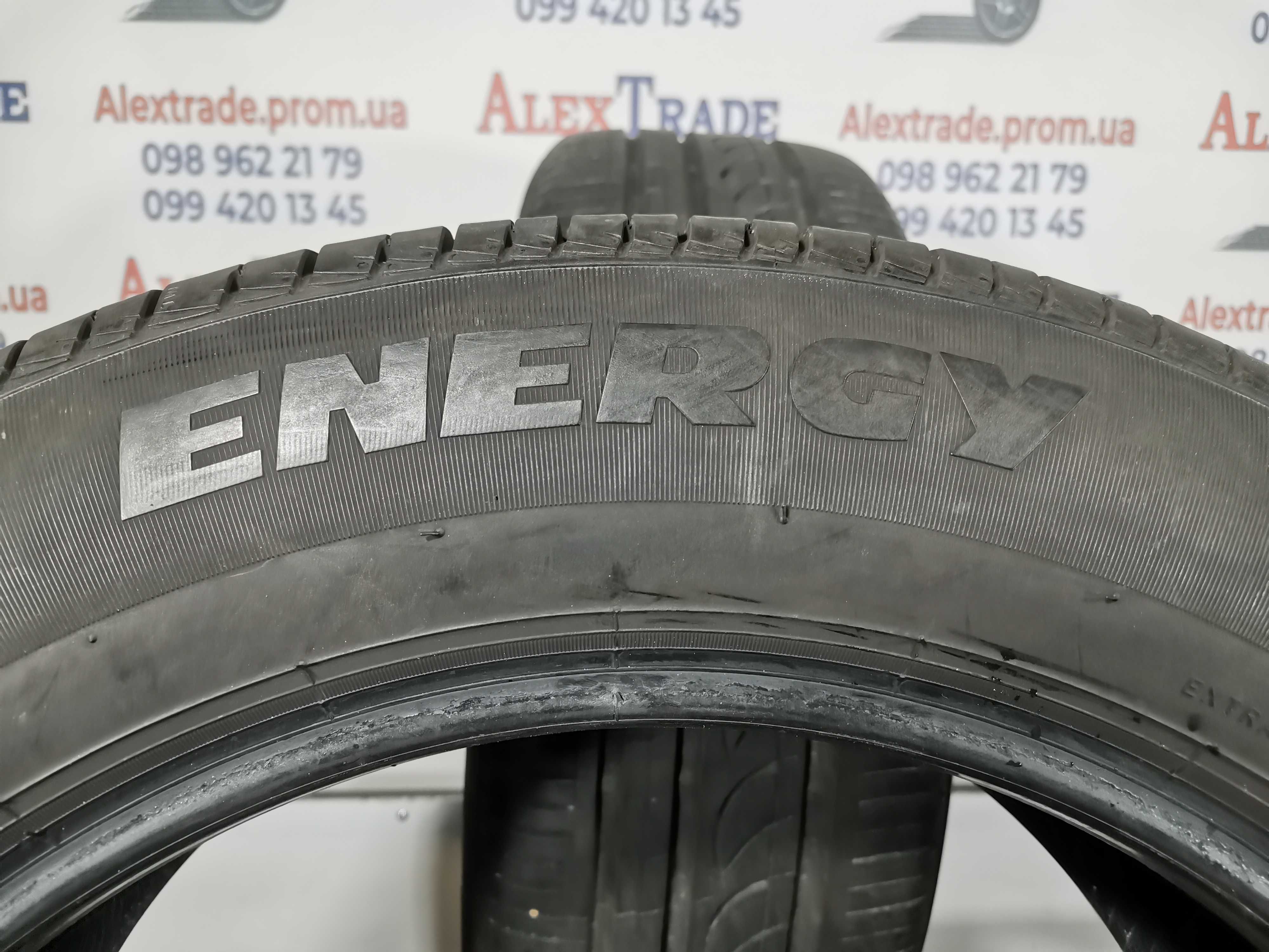 2 шт. 225/55 R17 Energy Formula літні шини б/у, 6,5 мм