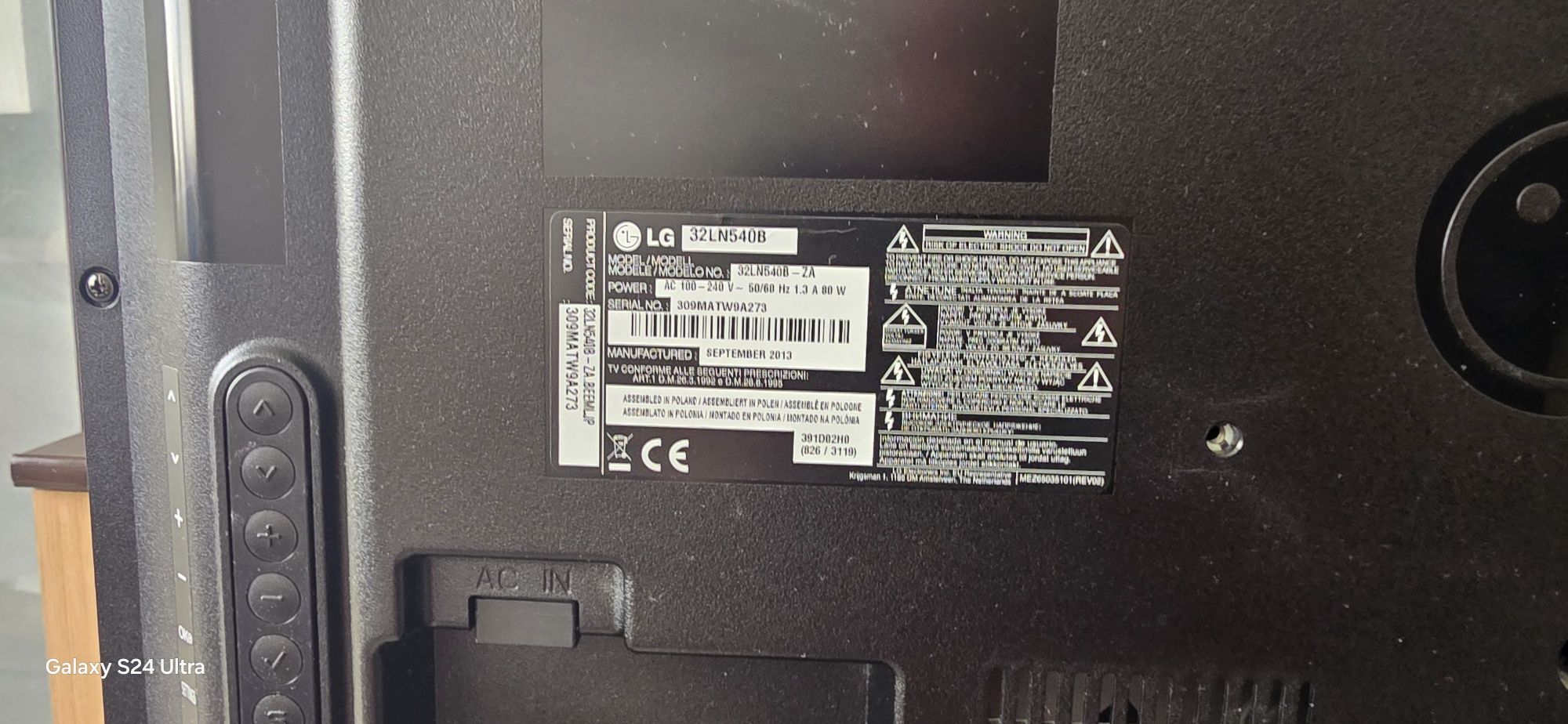 Tv lg 32ln540b sprawny 100%