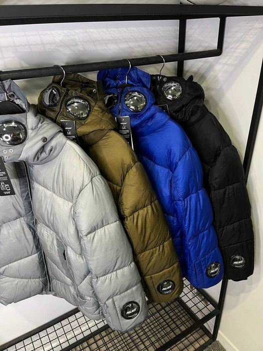Зимовий чоловічий пуховик c.p. company/palace down jacket