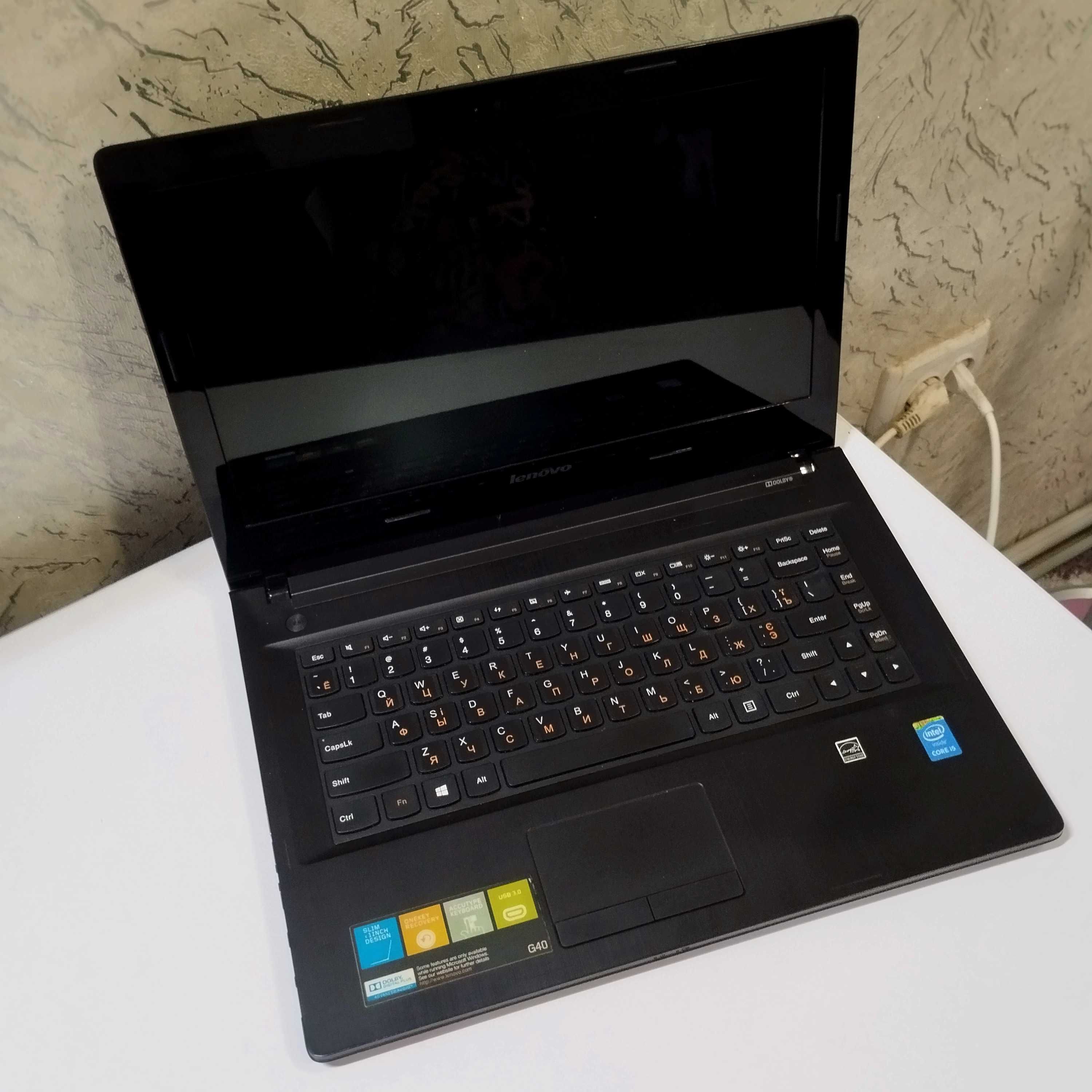 Ноутбук Lenovo G40-70 | Core I5-4210U | 10/500 гб | батарея 2 часа