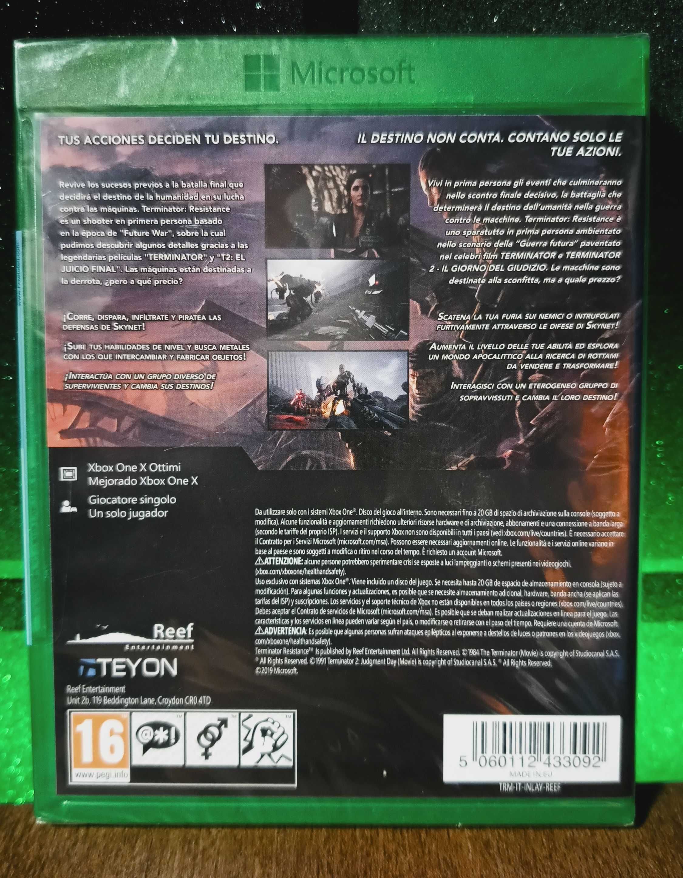 Terminator: Resistance Xbox One S / Series X - mega strzelanka FPS
