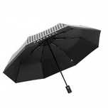 Parasol automatyczny PEPITKA CZARNA 98 cm | Elegancki wzór