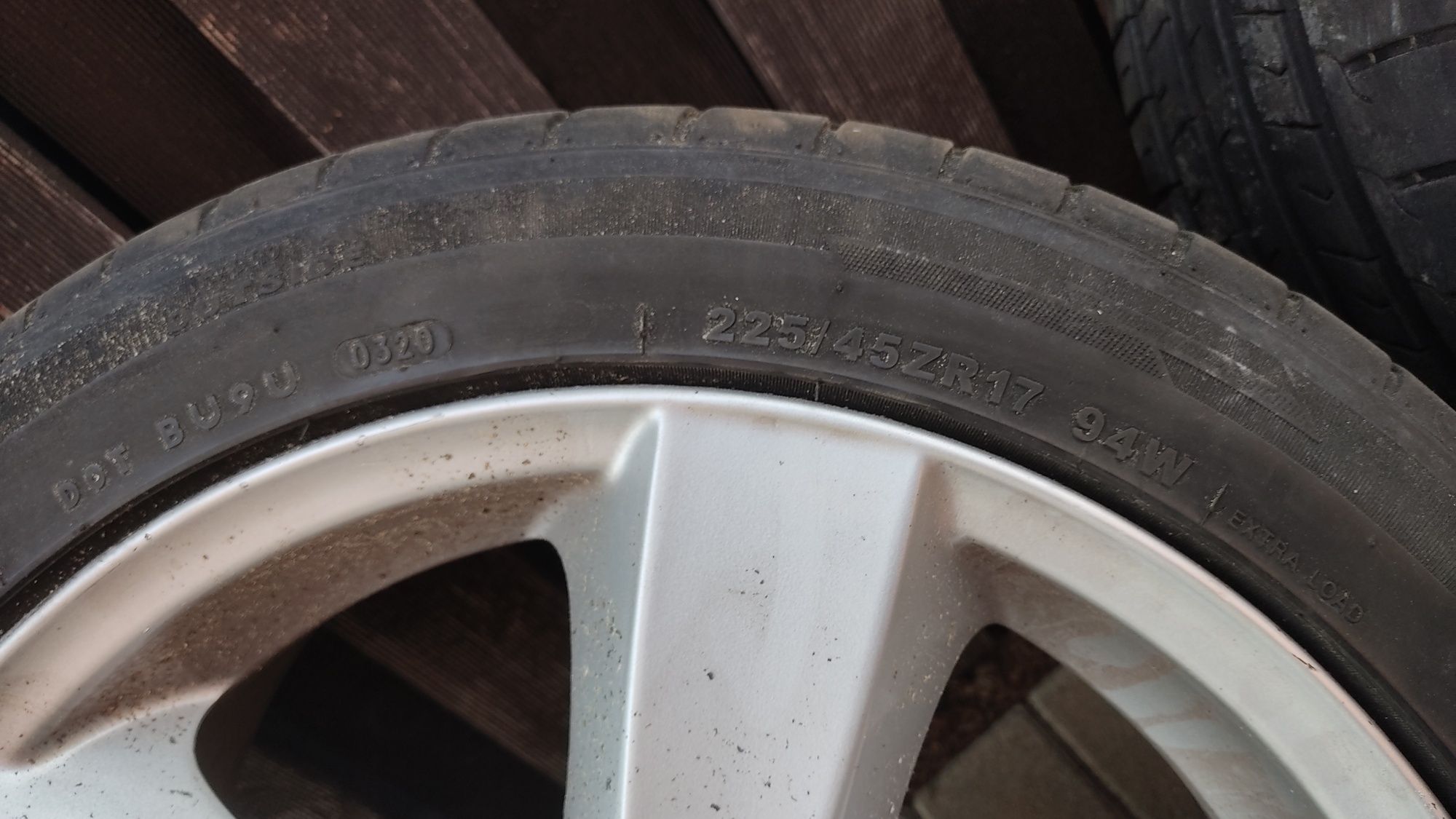 Koła felgi + opony 225/45/r17