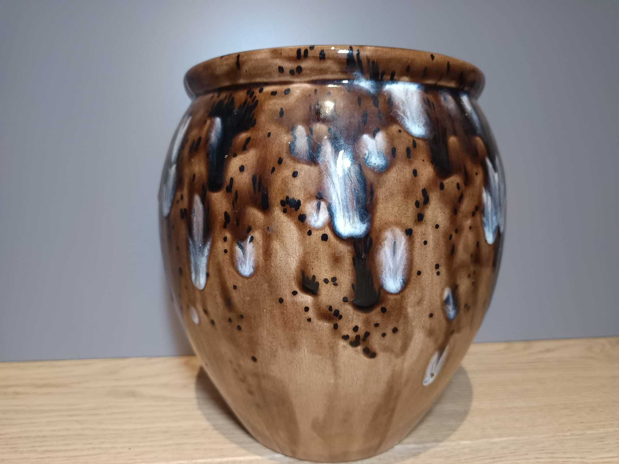 Jarra Decorativa em Cerâmica Vidrada